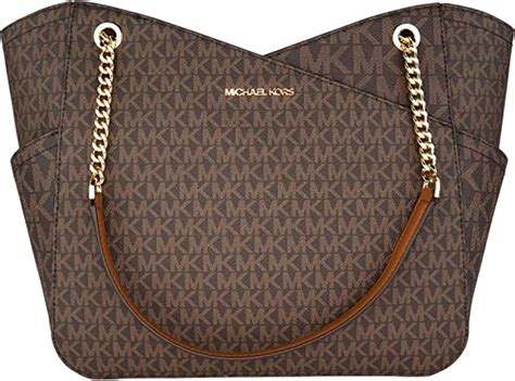 michael kors brown purse with gold|michael kors brown tote handbags.